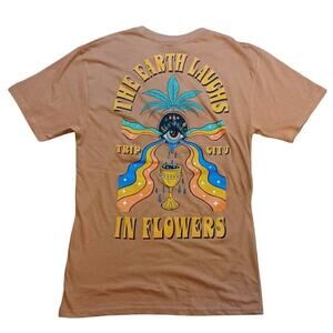 TRIP CITY The Earth Laughs In Flowers T-Shirt sz:LARGE  EXCELLENT CONDITION